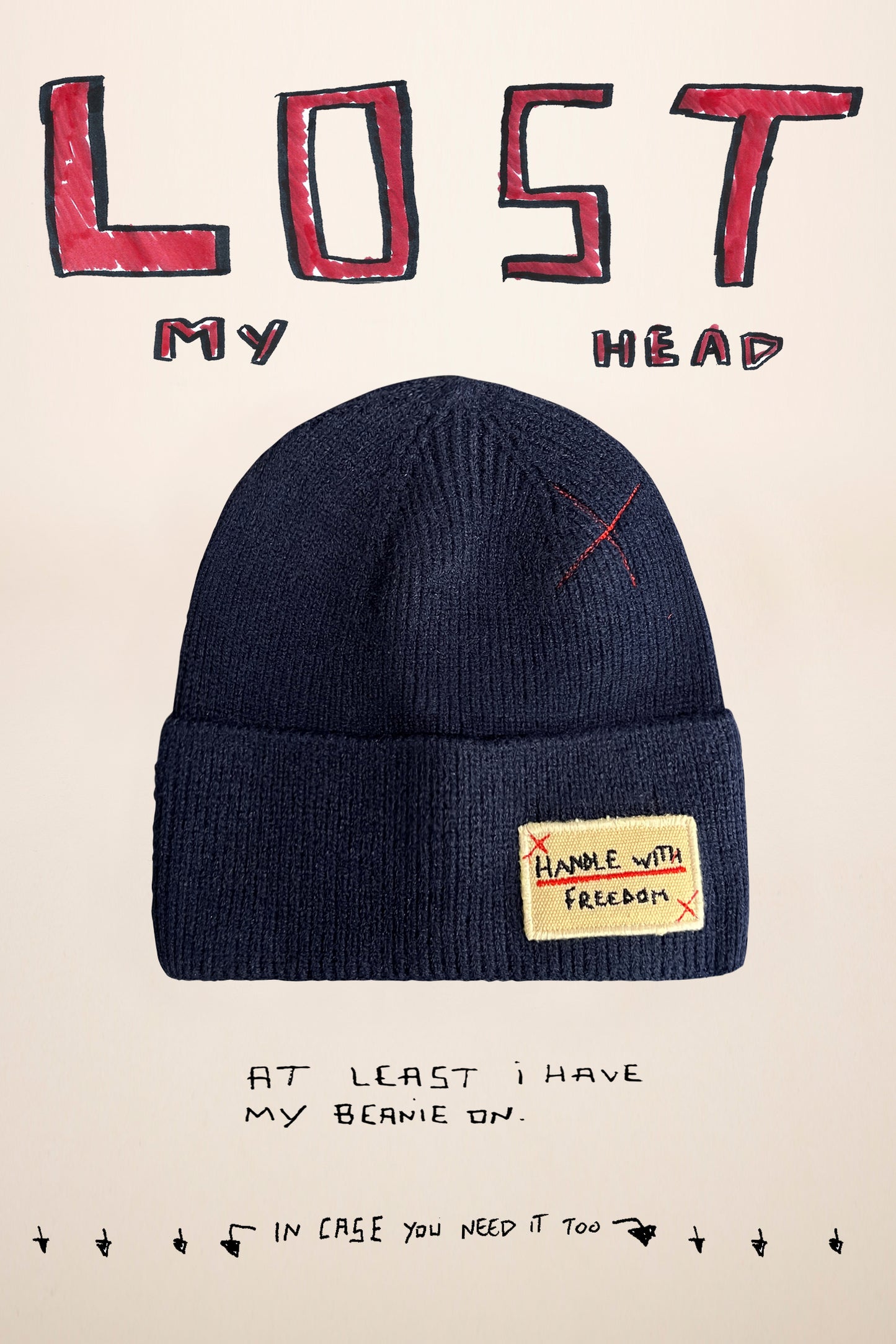 BLUE BEANIE