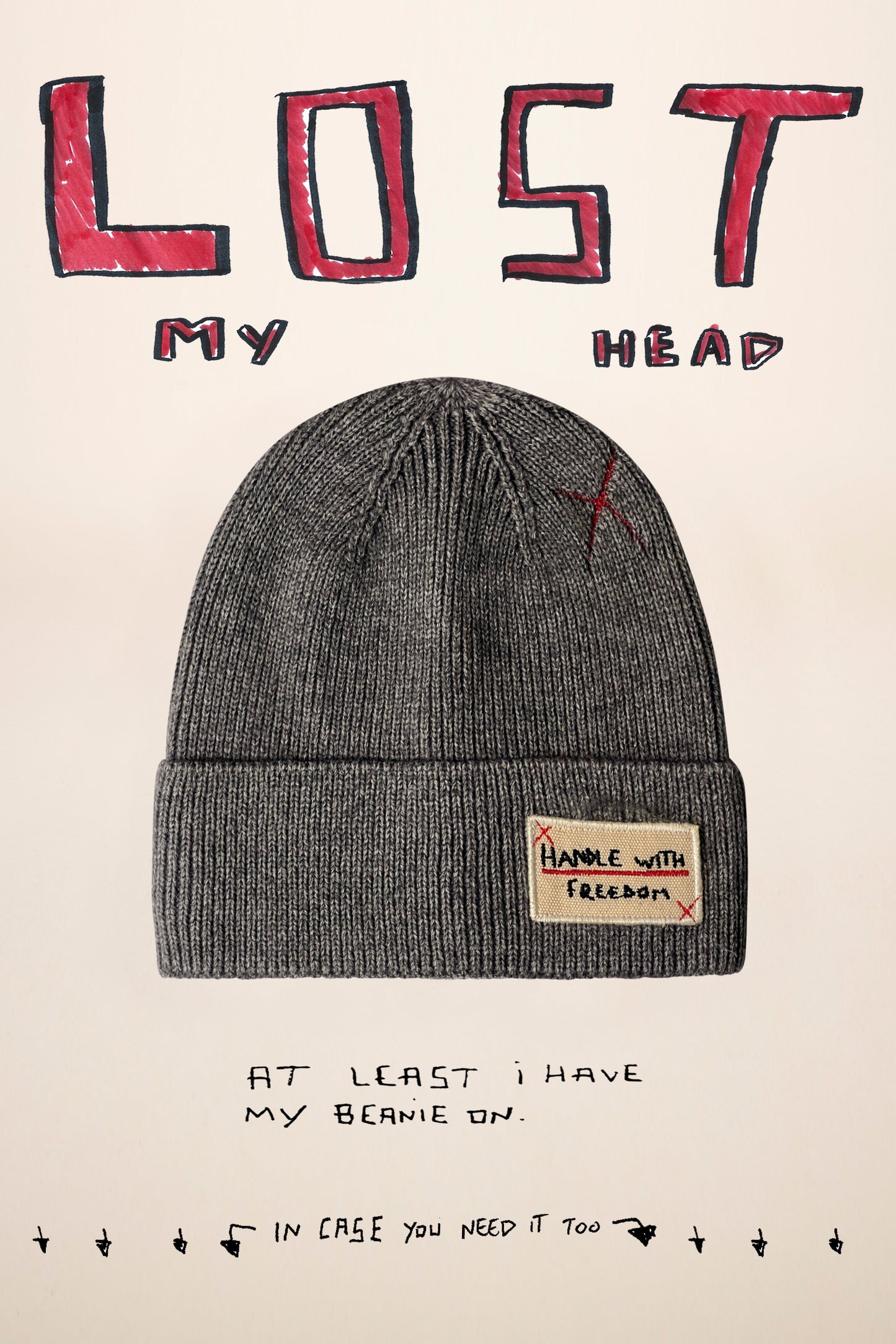 GRAY BEANIE