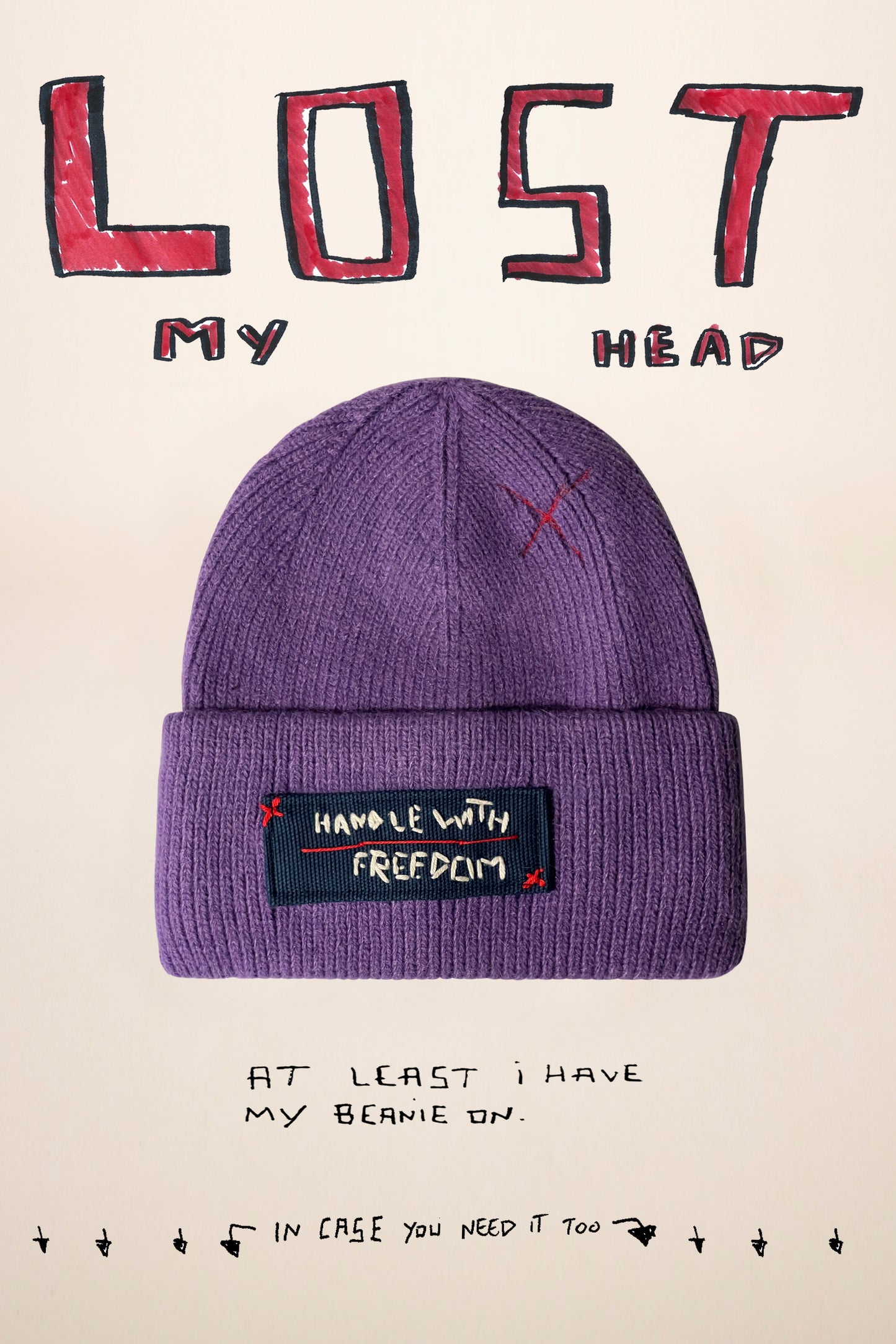 PURPLE BEANIE