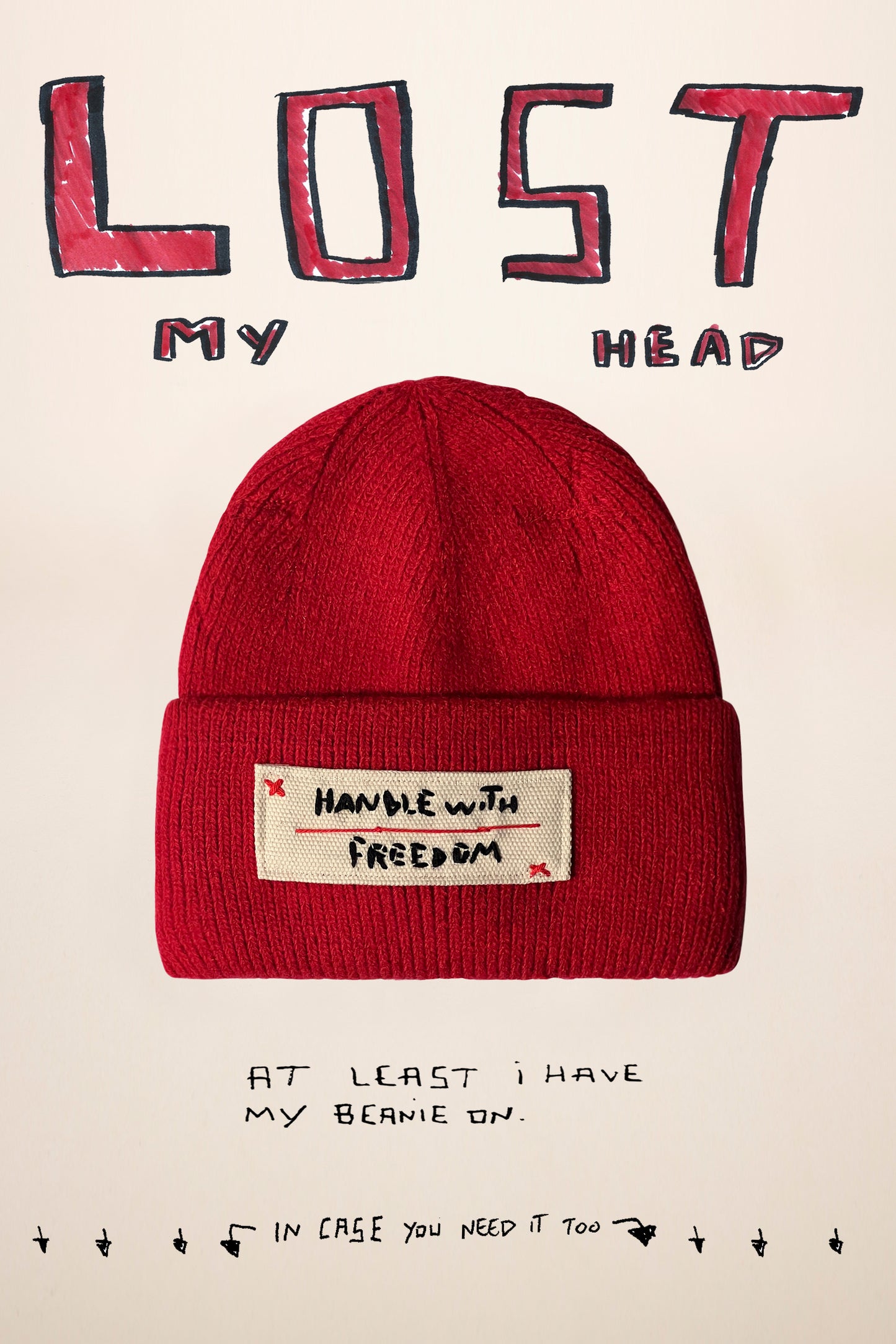RED BEANIE